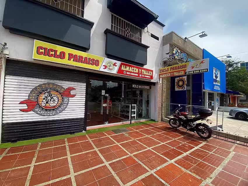 Ciclo Paraiso, Almac&eacute;n y taller de bicicletas.